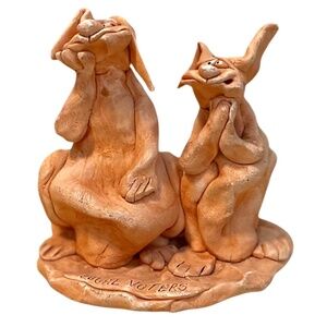 Handmade Unique Clay Sculpture" Local‎ Voters"